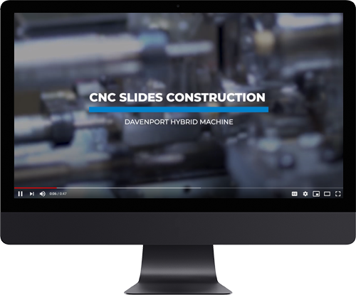 a computer monitor with a video on the screen