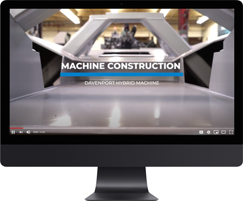 a computer screen with a machine