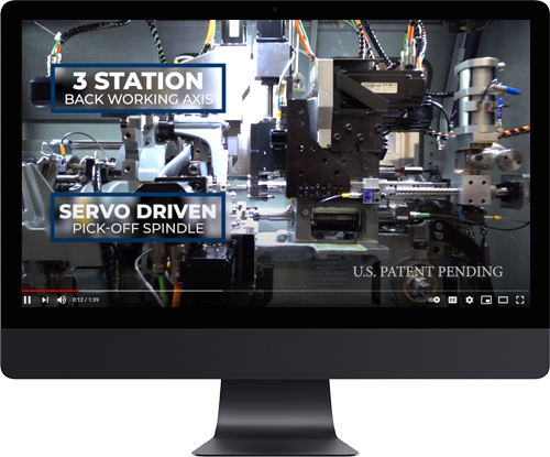 New Davenport Machine Hybrid Video - 3 Station Back Working & Servo Driven Pick-Off Spindle