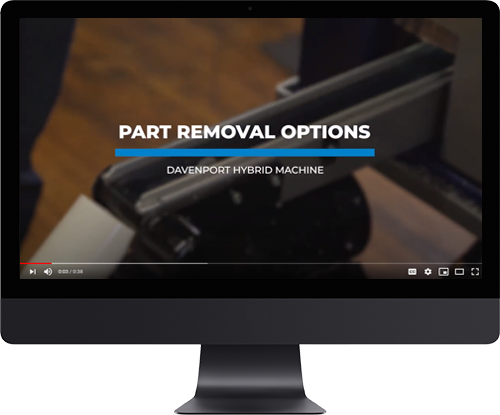 New Hybrid Machine Video 11 Part Removal Options